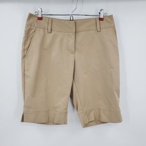 ADIDAS CLIMALITE womens 4 creme walking golf shorts